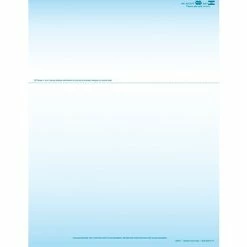 Wholesale ✔️ Medical Arts Press Solid Color Laser Statements; Style A, With Credit Card Information, Blue ✔️