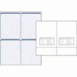 Hot Sale 🌟 Tamper Resistant Laser Rx Blanks Medical Arts Press® Tamper-Resistant Laser Rx Paper; 4 RX Blanks/Sheet, High Security ❤️