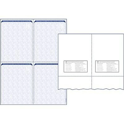 Hot Sale 🌟 Tamper Resistant Laser Rx Blanks Medical Arts Press® Tamper-Resistant Laser Rx Paper; 4 RX Blanks/Sheet, High Security ❤️