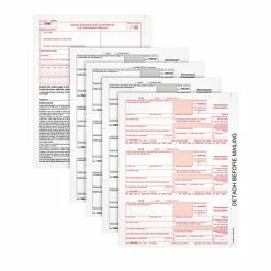 Cheapest 🛒 TOPS 2022 1099-NEC 4-Part Laser/Inkjet Tax Forms, 51 Sets/Pack (6103NECQ) ✔️