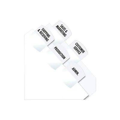 Cheapest 🌟 Redi Tag Redi-Tag Laser Tabs, White, 1.13" Wide, 100/Pack (33117) 💯 - Image 2
