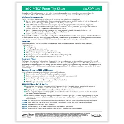 Discount 🎁 ComplyRight 1099 Miscellaneous Pre-Packaged Laser Sets TaxRight 1099-MISC 4-Part Laser Tax Form Kit With Software And Envelopes, 10/Pack (SC6103ES10) 👍 - Image 4