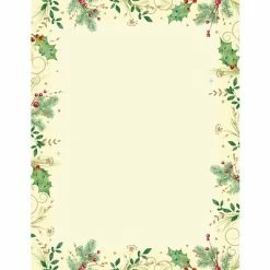 Top 10 🧨 Great Papers Holiday Stationery Holly Branches, 80/Count (2013242) 🔥