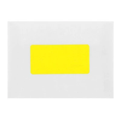 Best Sale 🥰 JAM Paper Laser/Inkjet Shipping Address Labels, 2" X 4", Neon Yellow, 10 Labels/Sheet, 12 Sheets/Pack (3543282) 🛒 - Image 5
