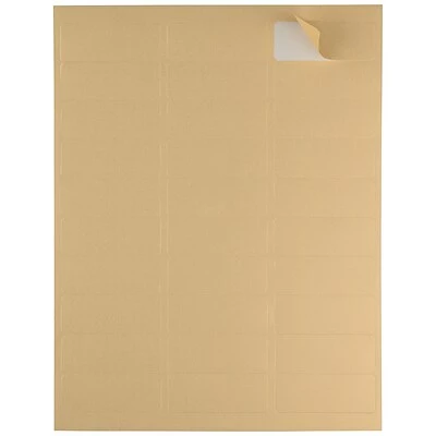 Discount ⌛ JAM Paper Laser/Inkjet Mailing Address Labels, 1" X 2 5/8", Gold Metallic, 120 Labels/Pack (40732537) ⌛ - Image 3