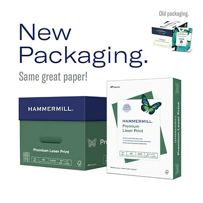 Best Sale 🥰 Copy & Printer Paper 🔨 Hammermill Premium Laser Print 8.5" X 11" Multipurpose Paper, 32 Lbs., 98 Brightness, 500/Ream (104646) ⭐ - Image 2