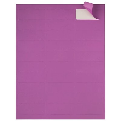 Coupon 👍 JAM Paper Laser/Inkjet Mailing Address Label, 1" X 2 5/8", Purple, 30 Labels/Sheet, 4 Sheets/Pack (302725788) 😍 - Image 3