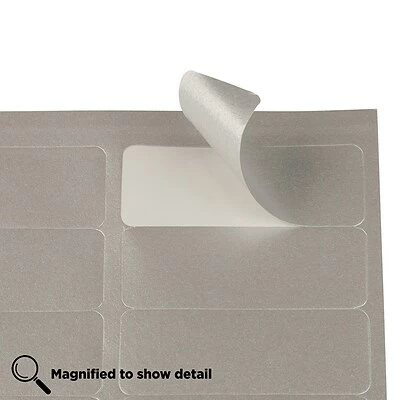 Buy 🔔 JAM Paper Laser/Inkjet Mailing Address Labels, 1 X 2 5/8, Silver Metallic, 120 Labels/Pack (40732536) 🔔 - Image 4