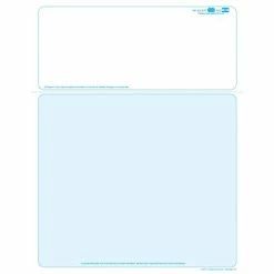 Discount 💯 Medical Arts Press Solid Color Laser Statements; Style B, With Credit Card Information, Blue 🥰