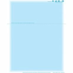 Buy 🎁 Medical Arts Press Solid Color Laser Statements, Style C, With Credit Card Information, Blue ⌛