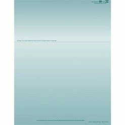 Hot Sale ❤️ Medical Arts Press Solid Color Laser Statements; Style A, With Credit Card Information, Teal 🎁