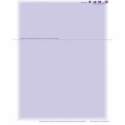 Best Pirce 🧨 Medical Arts Press Solid Color Laser Statements, Style C, With Credit Card Information, Purple ✔️