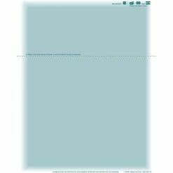 Hot Sale 😀 Medical Arts Press Solid Color Laser Statements, Style C, With Credit Card Information, Teal 😀