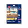 Outlet 💯 Avery® Clean Edge Laser Business Cards Avery Clean Edge Business Cards, 3.5" X 2", Uncoated, Ivory, 200/Pack (5876) 💯