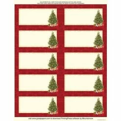 Cheap 🌟 Stationery Great Papers® Holiday Shipping Labels Lacy Tree, 60/Count 😍
