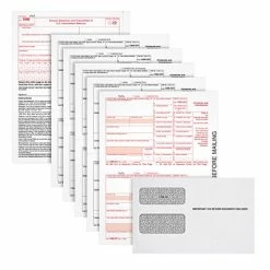 Brand new ⭐ Tax Forms TOPS 2022 1099-DIV Laser Forms, 100 Sets Per Kit (LDIV4KIT-S) 🌟
