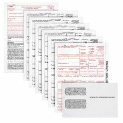 Promo ✔️ Tax Forms TOPS 2022 1099-R Laser Forms Kit, 100 Sets Per Kit (LR6KIT-S) 💯