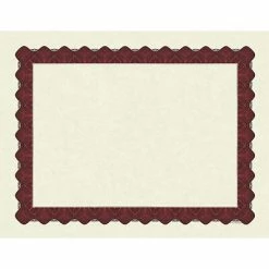Deals 😀 Awards & Recognition Great Papers® Parchment Certificates With Metallic Red Border, 25/Pack ✨