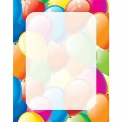 Hot Sale 🔔 Great Papers® Stationery Collection Great Papers® Balloon Border Letterhead 80 Count ✔️