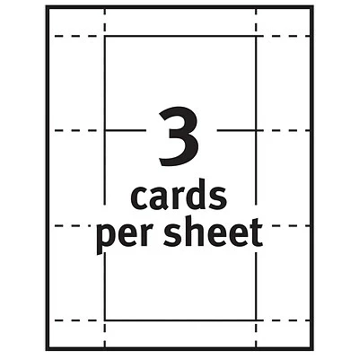 Cheapest 😉 Avery Laser And Inkjet Index Cards, 3" X 5", White, 150/Pack (5388) ⭐ - Image 8