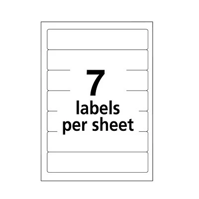 Promo 🛒 Avery Laser/Inkjet File Folder Labels, 2/3" X 3 7/16", Dark Red, 252/Pack (5201) 👍 - Image 7