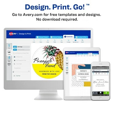 Promo 🛒 Avery Laser/Inkjet File Folder Labels, 2/3" X 3 7/16", Dark Red, 252/Pack (5201) 👍 - Image 8