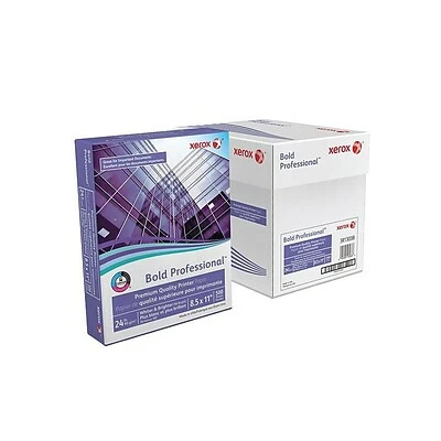 Top 10 🔥 Xerox® 24-lb. Premium White Laser Paper Xerox Bold Professional 8.5" X 11" Bond Paper, 24 Lbs., 98 Brightness, 500 Sheets/Ream, 5 Reams/Carton (3R13038) 🧨 - Image 3